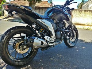 Protetor Motor Carenagem Stunt Race Fz15 Fz 15 Preto Fosco - Corre