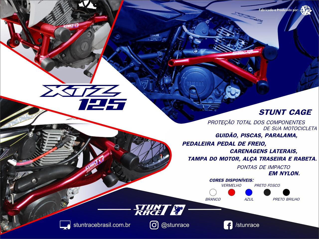 STUNT CAGE XTZ250 LANDER 2007 EM DIANTE. – Stunt Race Brasil